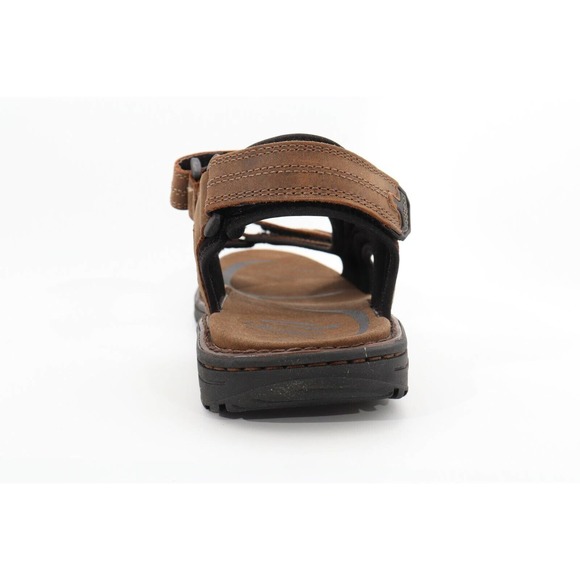 Abeo Beckett Sandals Coco/ Black Men\'s Size US 9 Post Footbed ($)1375 main image 5